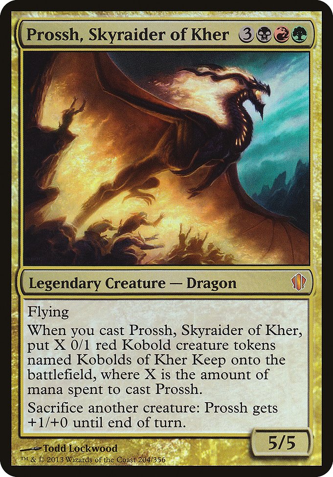 Prossh, Skyraider of Kher (Commander 2013 Oversized #204)