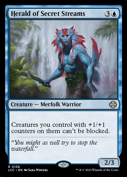 Herald of Secret Streams (The Lost Caverns of Ixalan Commander #158)