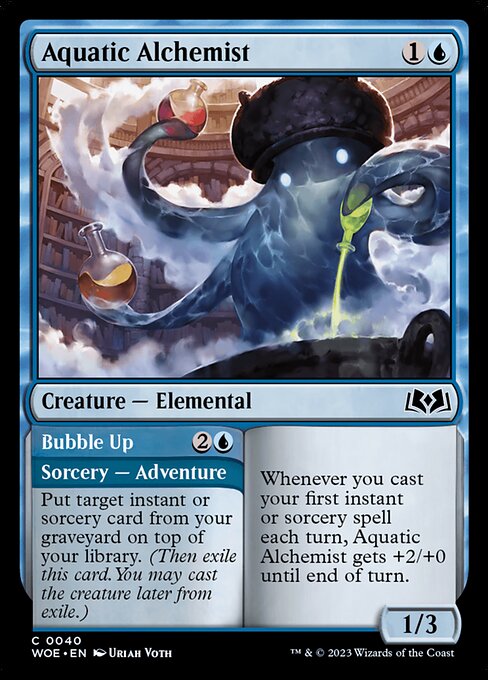Aquatic Alchemist // Bubble Up card image