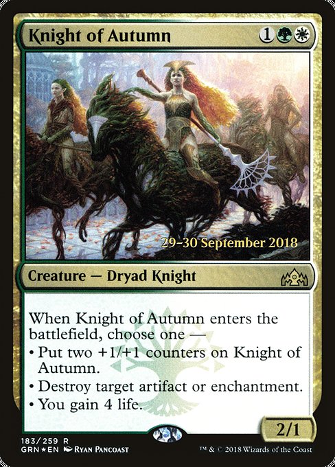 Knight of Autumn (pgrn) 183s