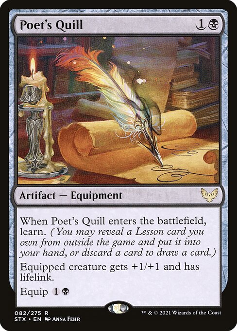 Poet's Quill card image