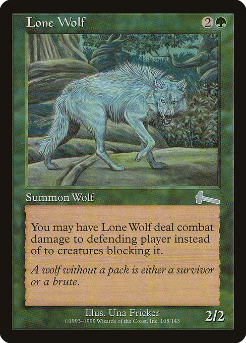 Lone Wolf (Urza's Legacy #105)