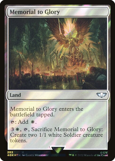 Memorial to Glory (40K)