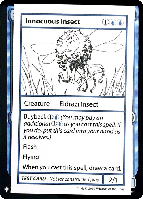 Innocuous Insect (Mystery Booster Playtest Cards 2019 #23)