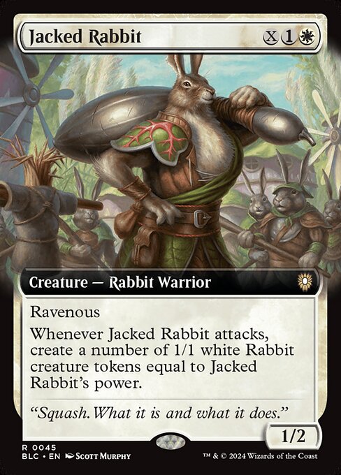 Jacked Rabbit (Bloomburrow Commander #45)