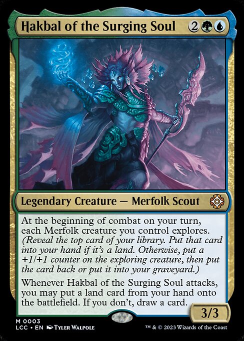 Hakbal of the Surging Soul (The Lost Caverns of Ixalan Commander #3)