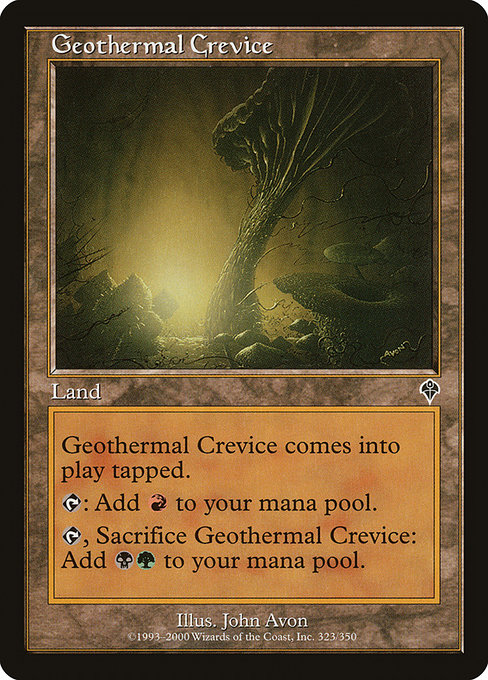 Geothermal Crevice card image