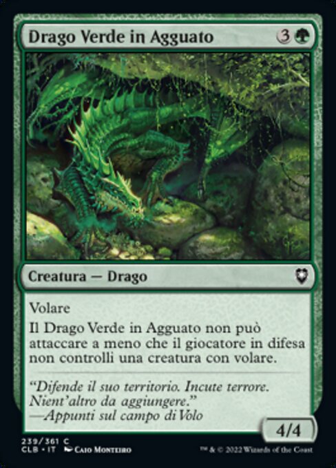 Lurking Green Dragon (Commander Legends: Battle for Baldur's Gate #239)