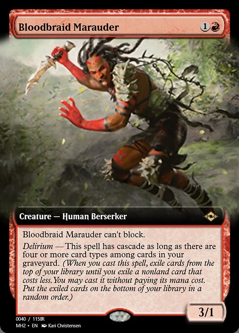 Bloodbraid Marauder (Magic Online Promos #91281)