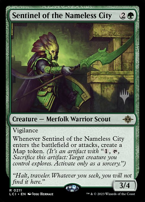 Sentinel of the Nameless City (The Lost Caverns of Ixalan Promos #211p)