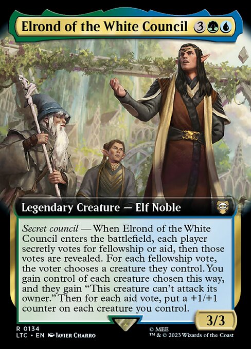 Elrond of the White Council (Tales of Middle-earth Commander #134)