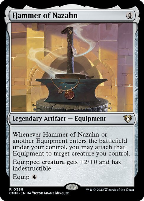 Hammer of Nazahn (Commander Masters #388)