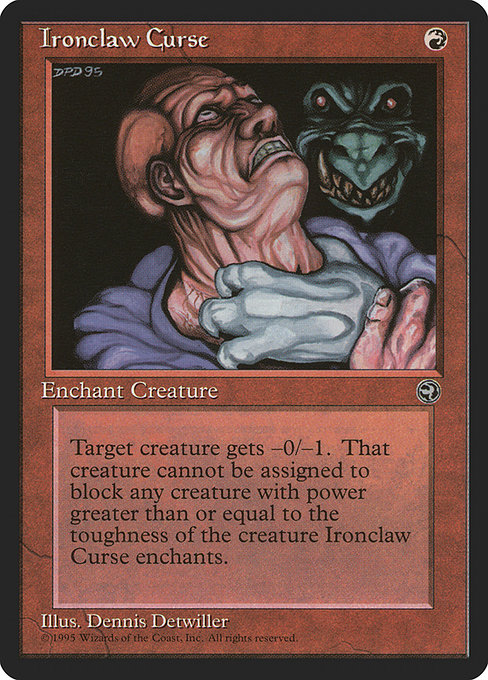Ironclaw Curse card image