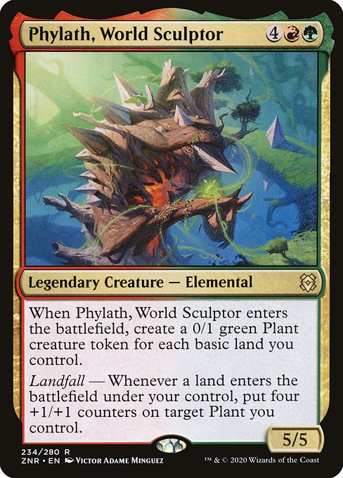 Phylath, World Sculptor (Zendikar Rising #234)