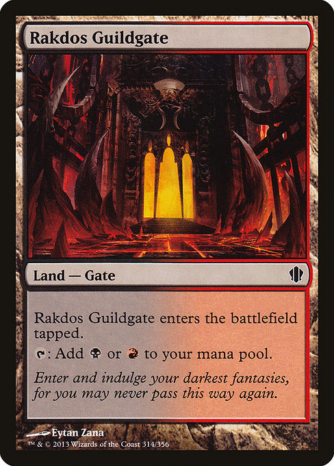 Rakdos Guildgate (Commander 2013 #314)