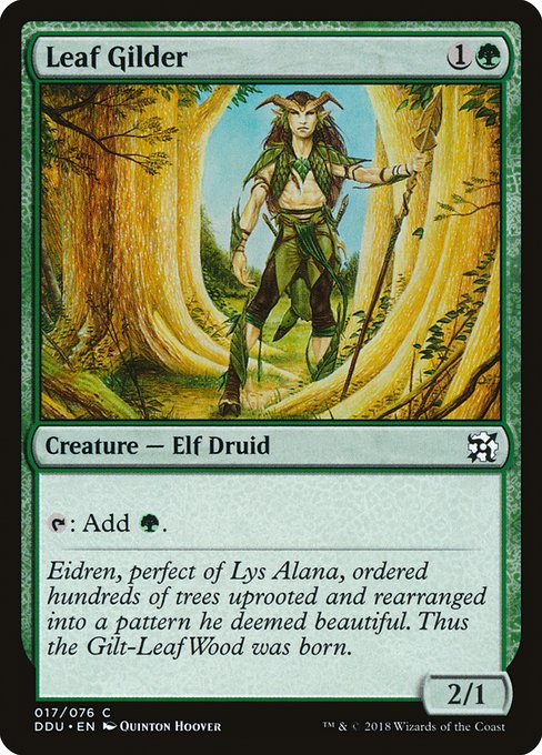 Leaf Gilder (Duel Decks: Elves vs. Inventors #17)