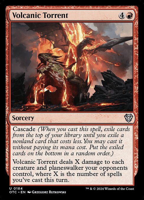 Volcanic Torrent (Outlaws of Thunder Junction Commander #184)