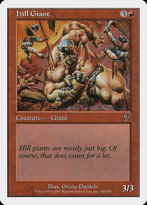 Hill Giant (Seventh Edition #196)