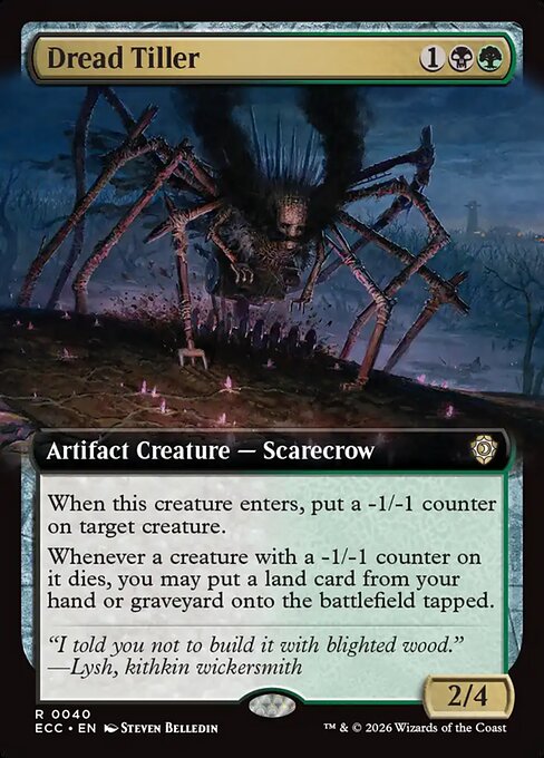Dread Tiller magic the gathering card art