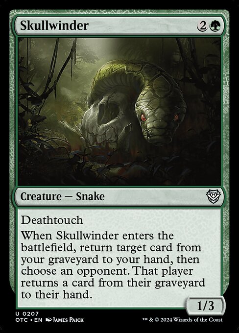 Skullwinder (Outlaws of Thunder Junction Commander #207)