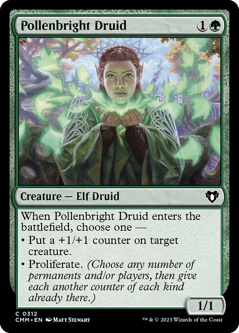 Pollenbright Druid (Commander Masters #312)