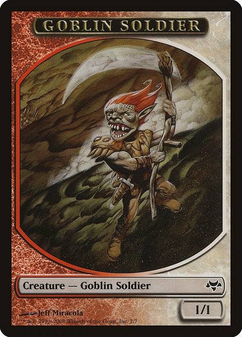 Goblin Soldier (Eventide Tokens #7)