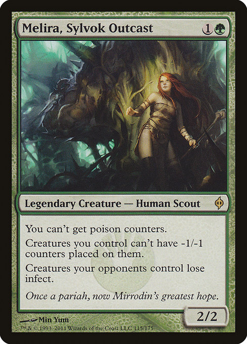 Melira, Sylvok Outcast card image