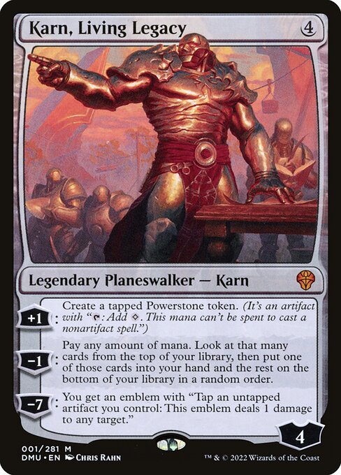 Karn, Living Legacy (dmu) 1 Karn, Living Legacy (dmu) 1