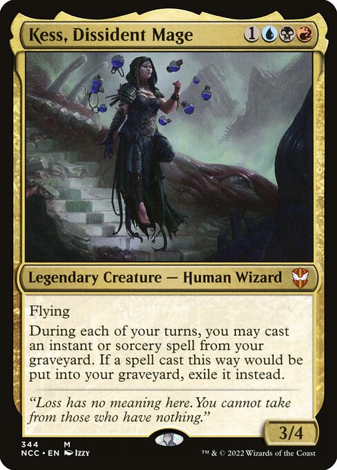 Kess, Dissident Mage (New Capenna Commander #344)