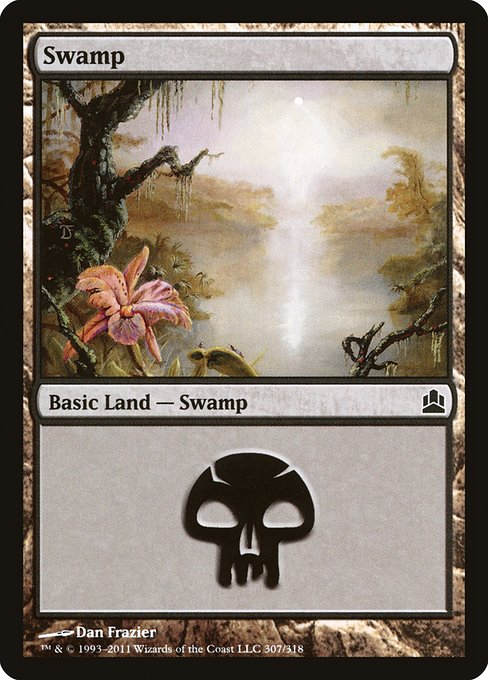Swamp (Commander 2011 #307)