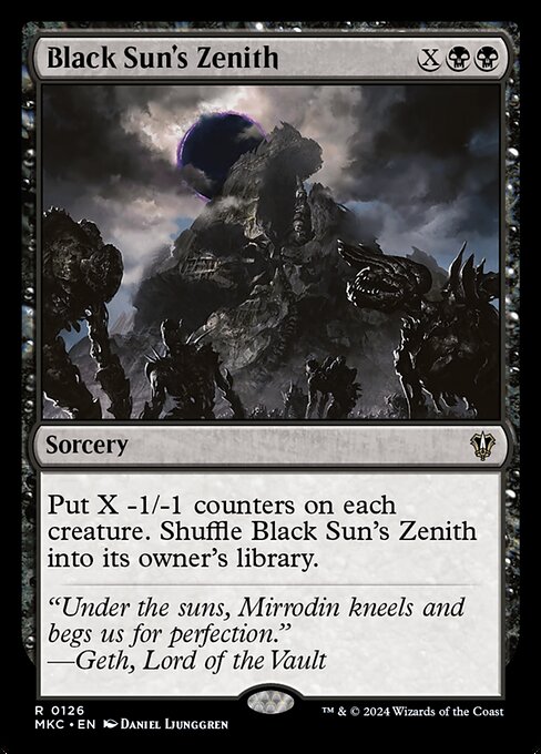 Black Sun's Zenith (mkc) 126