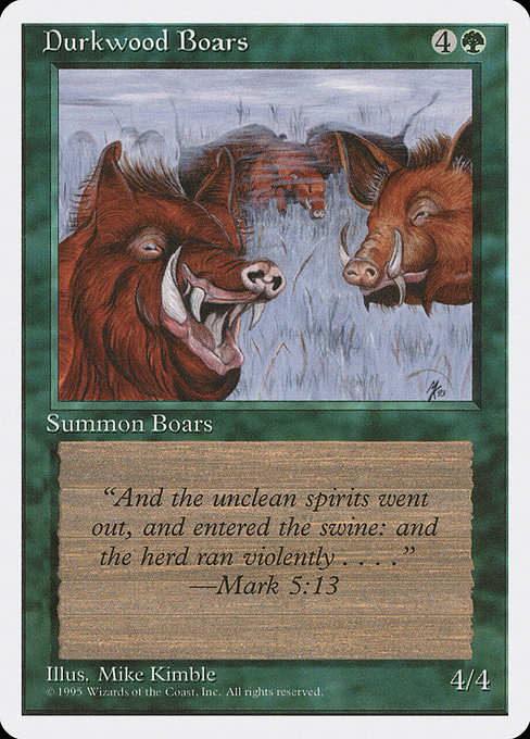 Durkwood Boars (Fourth Edition #241)