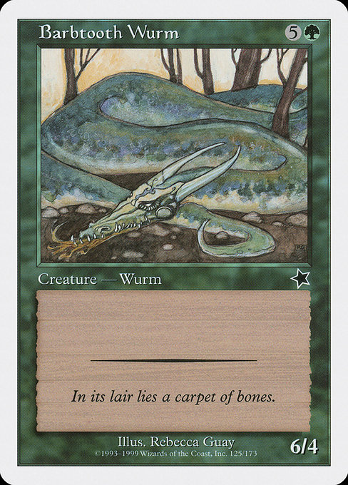 Barbtooth Wurm (S99)
