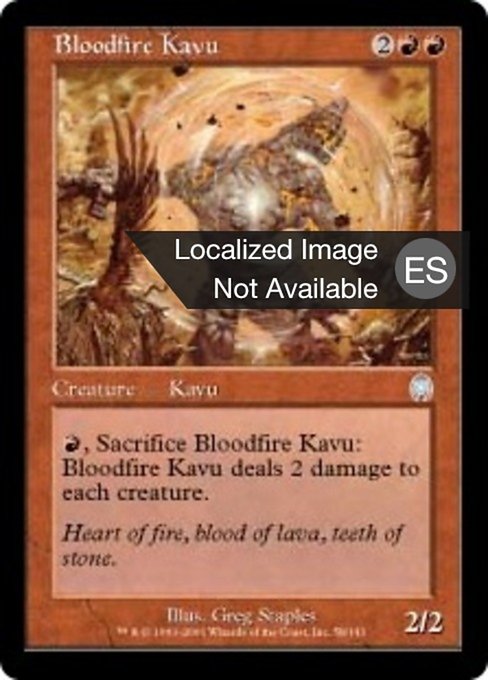 Bloodfire Kavu (Apocalypse #58)