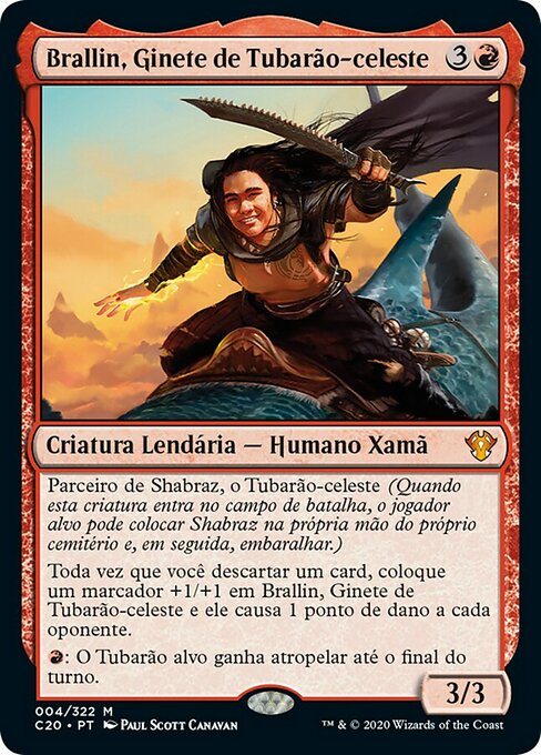 Brallin, Skyshark Rider (Commander 2020 #4)