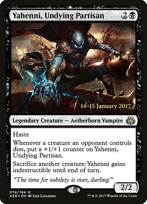 Yahenni, Undying Partisan (Aether Revolt Promos #74s)