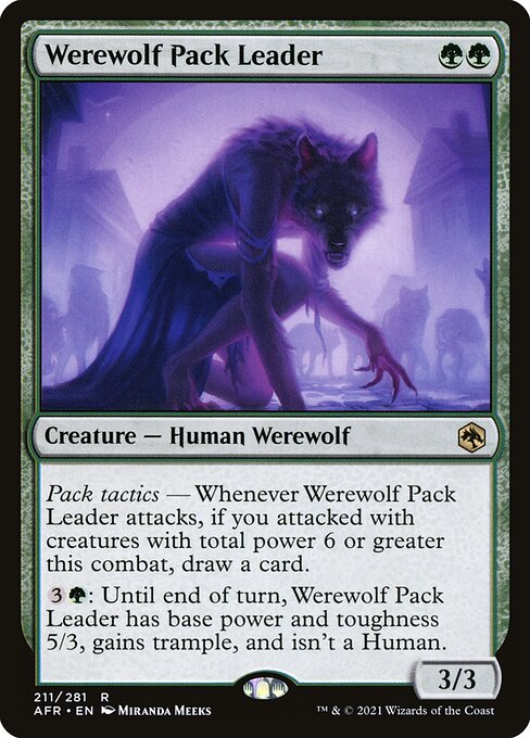 Werewolf Pack Leader card image