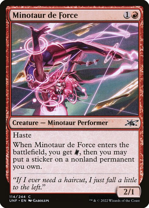 Minotaur de Force (Unfinity #114)