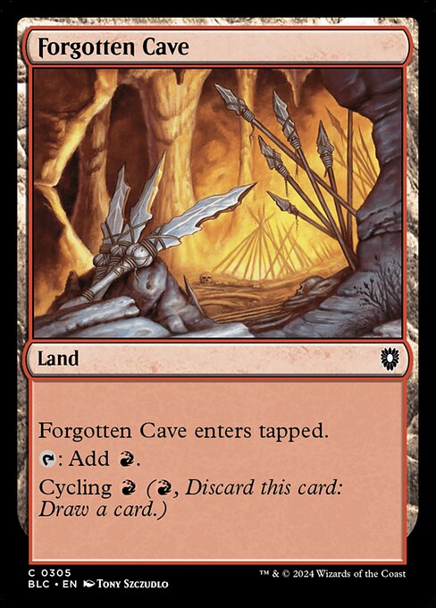 Forgotten Cave (Bloomburrow Commander)