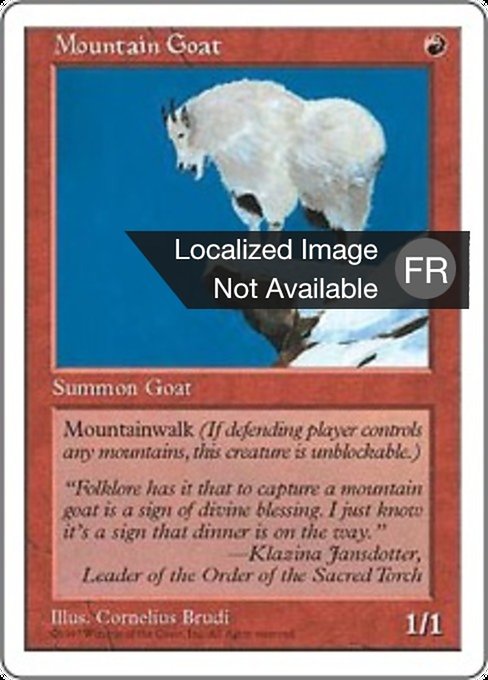 Mountain Goat (Fifth Edition #252)