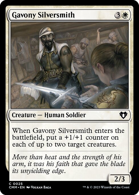 Gavony Silversmith (Commander Masters #25)