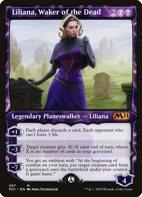 Liliana, Waker of the Dead (Core Set 2021 #297)