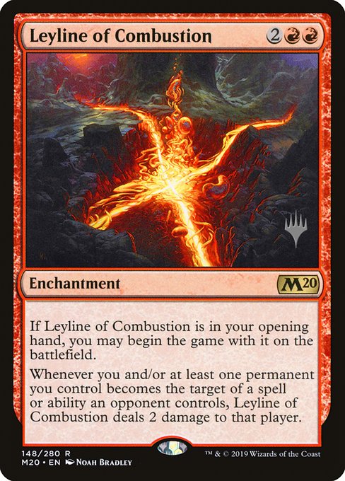 Leyline of Combustion (Core Set 2020 Promos #148p)