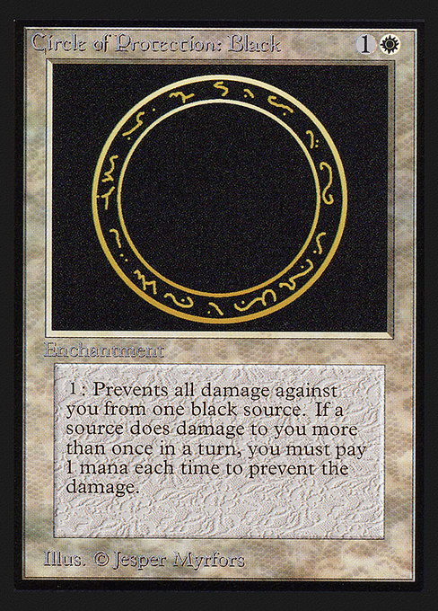 Circle of Protection: Black (Intl. Collectors' Edition #10)