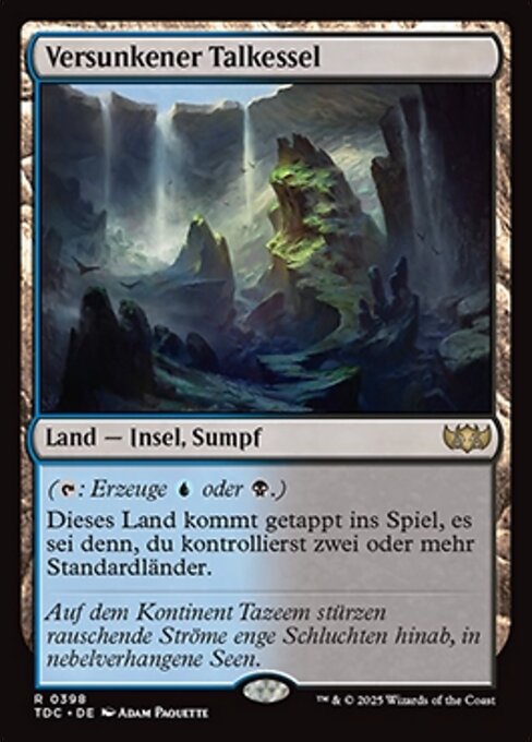 Versunkener Talkessel