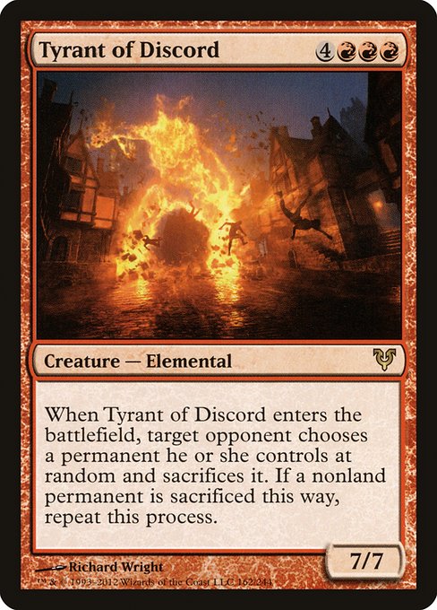 Tyrant of Discord (Avacyn Restored #162)