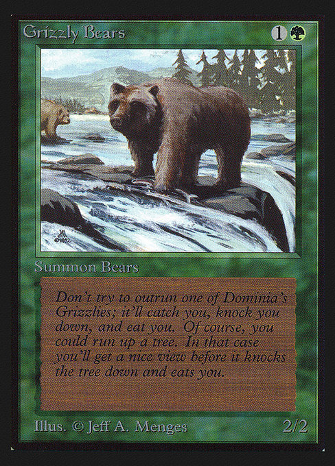 Grizzly Bears (Intl. Collectors' Edition #200)