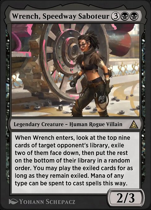 Black Cat, Cunning Thief magic the gathering card art