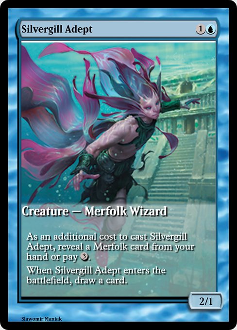 Silvergill Adept (Magic Online Promos #66892)