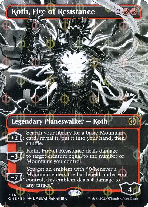 Koth, Fire of Resistance (Phyrexia: All Will Be One #446)